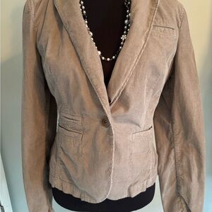 Banana Republic Beige Corduroy Blazer